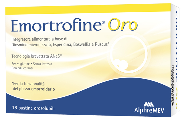 EMORTROFINE ORO 18 BUSTINE DA 3 G - Antica Farmacia Ferrari