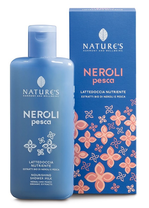 NATURE'S NEROLI E PESCA LATTE DOCCIA NUTRIENTE 200 ML - Antica Farmacia Ferrari