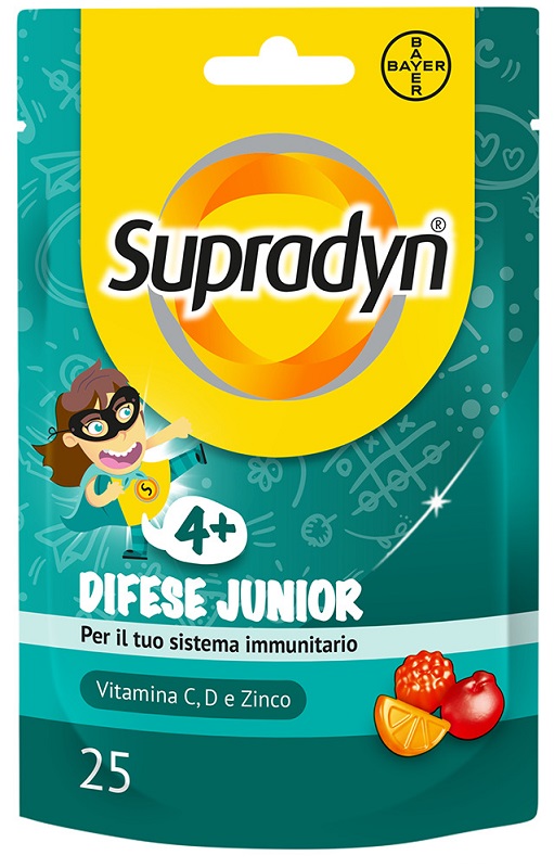 SUPRADYN DIFESE JUNIOR 25 CARAMELLE GOMMOSE - Antica Farmacia Ferrari