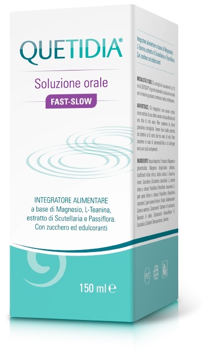 QUETIDIA SOLUZIONE ORALE FAST SLOW 150 ML - Antica Farmacia Ferrari