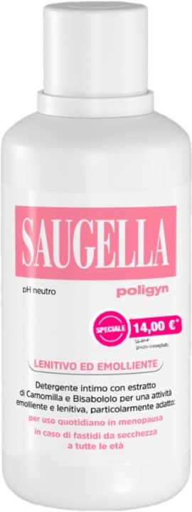 SAUGELLA POLIGYN PH NEUTRO LENITIVO ED EMOLLIENTE 500 ML TAGLIO PREZZO - Oltrefarma