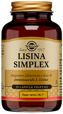 LISINA SIMPLEX 50 CAPSULE VEGETALI - Antica Farmacia Ferrari