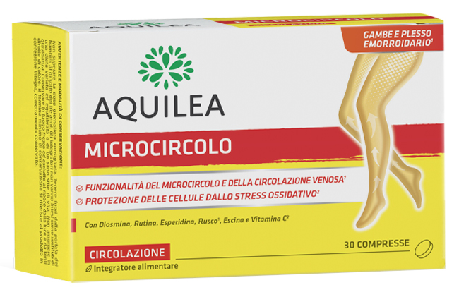 AQUILEA MICROCIRCOLO 30 COMPRESSE - Antica Farmacia Ferrari