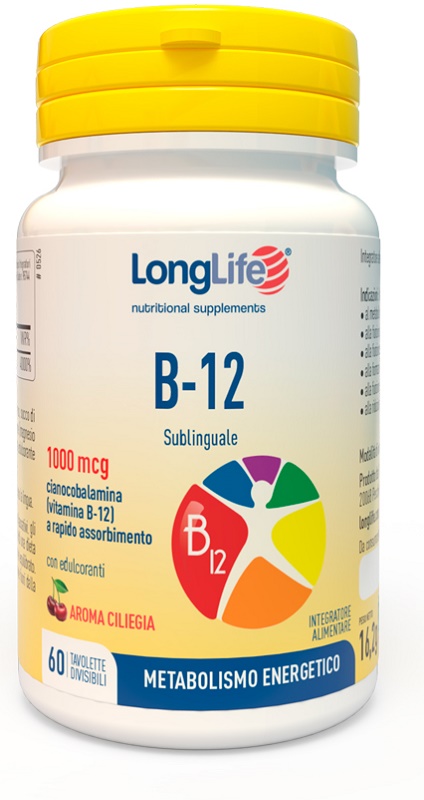 LONGLIFE B12 1000 MCG 60 COMPRESSE - Antica Farmacia Ferrari
