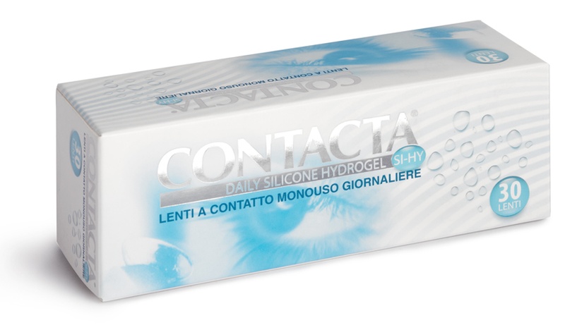 LENTE A CONTATTO MONOUSO GIORNALIERA CONTACTA DAILY LENS SILICONE HYDROGEL -4,50 30 PEZZI - Antica Farmacia Ferrari