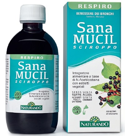 SANAMUCIL SCIROPPO 200 ML - Antica Farmacia Ferrari