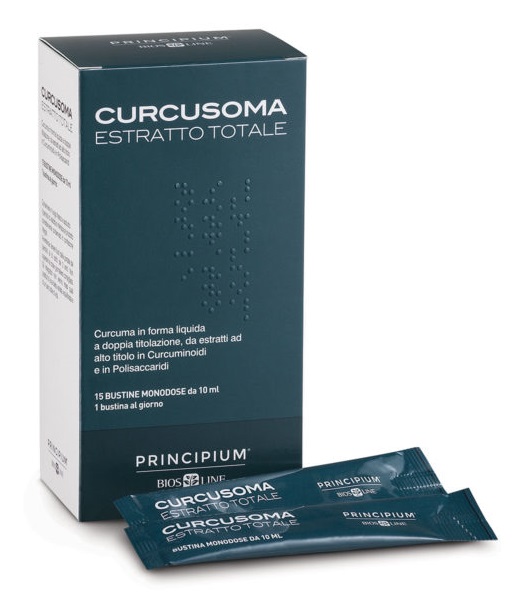 PRINCIPIUM CURCUSOMA ESTRATTO TOTALE 15 BUSTINE 10 ML - Antica Farmacia Ferrari