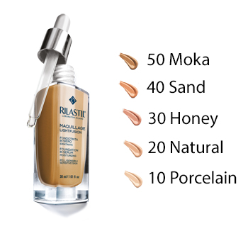 RILASTIL MAQUILLAGE FONDOTINTA SIERO IDRATANTE PROTETTIVO 50 30 ML - Antica Farmacia Ferrari