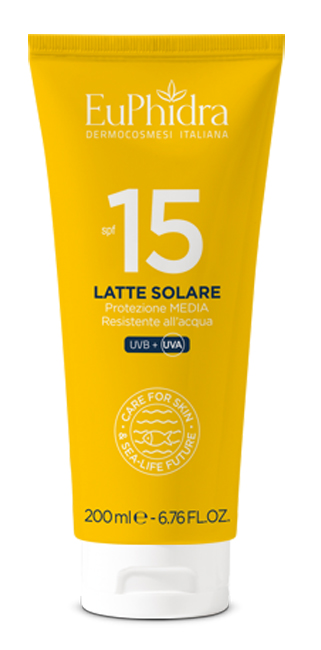 EUPHIDRA KALEIDO LATTE SOLARE SPF15 200 ML - Oltrefarma