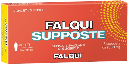 SUPPOSTE FALQUI 18 SUPPOSTE CON GLICERINA 2500MG ADULTI - Antica Farmacia Ferrari