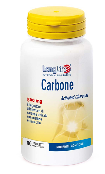 LONGLIFE CARBONE 80 TAVOLETTE - Antica Farmacia Ferrari