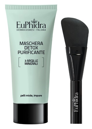 EUPHIDRA MASCH DETOX PURIFICANTE CON PENNELLO - Antica Farmacia Ferrari
