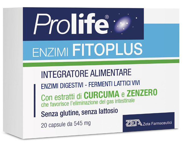 PROLIFE ENZIMI FITOPLUS 20 CAPSULE - Antica Farmacia Ferrari