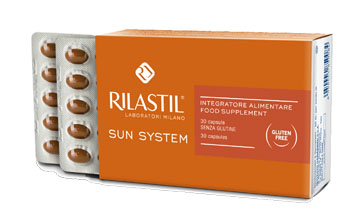 RILASTIL SUN SYSTEM 30 CAPSULE PREZZO SPECIALE - Antica Farmacia Ferrari
