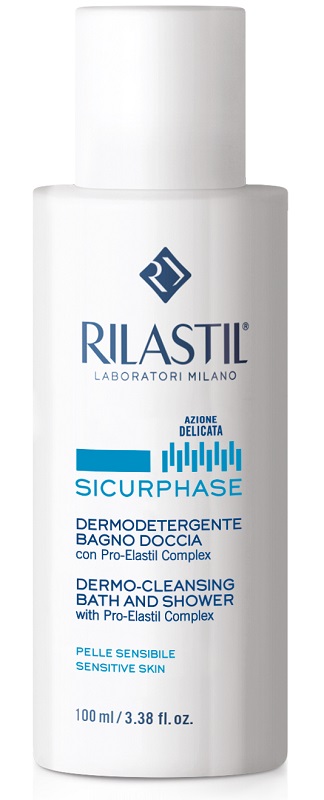 RILASTIL SICURPHASE DERMODETERGENTE BAGNO DOCCIA 100 ML - Antica Farmacia Ferrari