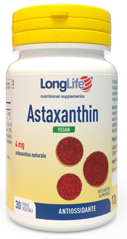 LONGLIFE ASTAXANTHIN 30 PERLE VEG - Antica Farmacia Ferrari
