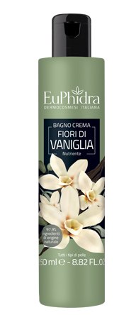 EUPHIDRA BAGNOCREMA NUTR VANIGLIA BAGNO CREMA IN FLACONE CON ETICHETTA - Antica Farmacia Ferrari