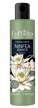 EUPHIDRA CREMA CORPO IDRATANTE NINFEA IN FLACONE CON ETICHETTA - Antica Farmacia Ferrari