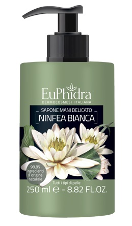 EUPHIDRA SAPONE LIQUIDO MANI NINFEA IN FLACONE CON ETICHETTA DISPENSER - Antica Farmacia Ferrari