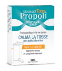 GOLASEPT TUSS PROPOLI CPR TOSSE DISPOSITIVO MEDICO COMPRESSE MASTICABILI ALLA PROPOLI IN ASTUCCIO - Antica Farmacia Ferrari