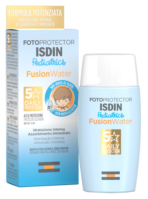 FOTOPROTECTOR PEDIATRICS FUSION WATER SPF50 - Antica Farmacia Ferrari