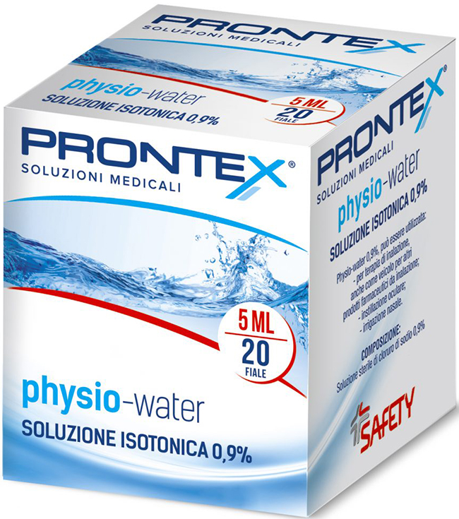 SOLUZIONE FISIOLOGICA PRONTEX PHYSIO ISOTONIC 20 FIALE DA 5 ML - Antica Farmacia Ferrari