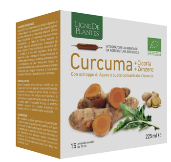 CURCUMA CICORIA ZENZERO BIO 15 AMPOLLE BEVIBILI DA 15 ML - Antica Farmacia Ferrari