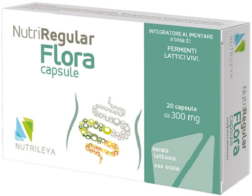 NUTRIREGULAR FLORA 20 CAPSULE - Antica Farmacia Ferrari
