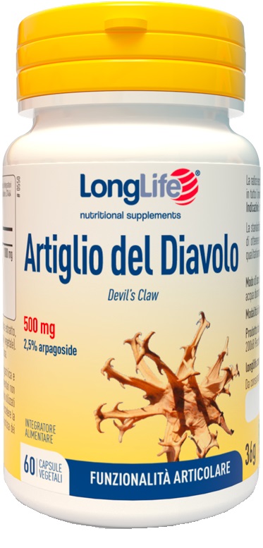 LONGLIFE ARTIGLIO DEL DIAVOLO 2% 60 CAPSULE - Antica Farmacia Ferrari