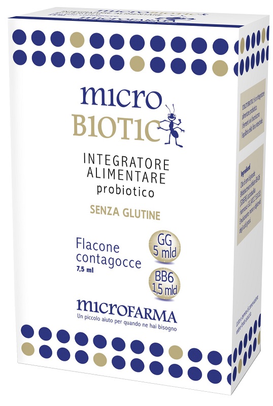 MICROBIOTIC GOCCE 7,5 ML - Antica Farmacia Ferrari