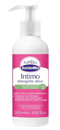 EUPHIDRA AMIDOMIO INTIMO DETERGENTE ATTIVO 250 ML - Antica Farmacia Ferrari