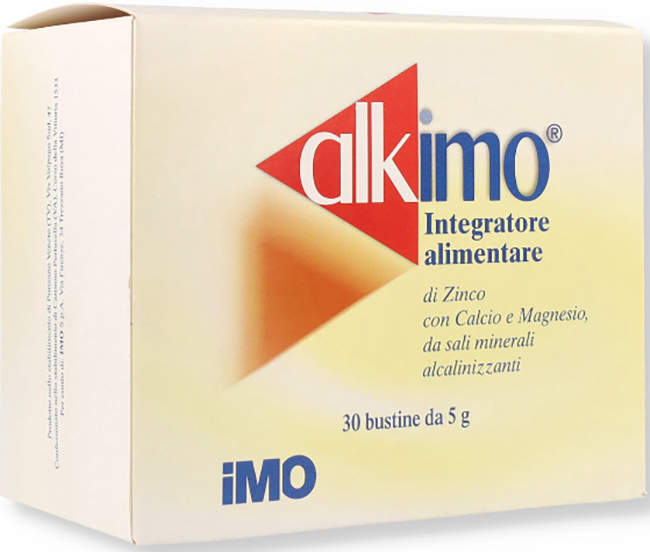 ALKIMO INTEGRATORE ZINCO CALCIO/MAGNESIO 30 BUSTINE - Antica Farmacia Ferrari