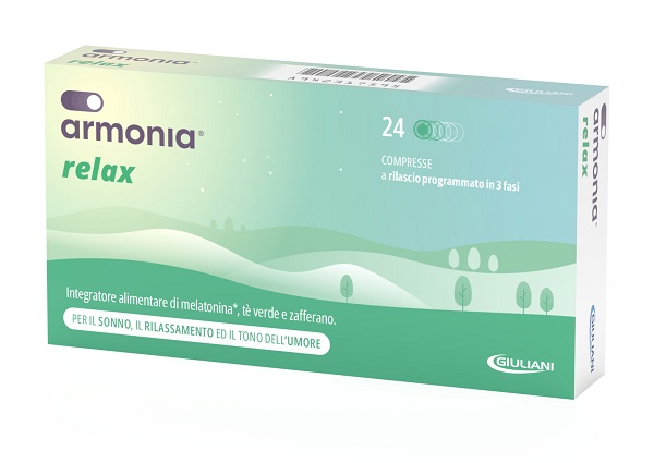 ARMONIA RELAX 1 MG A BASE DI MELATONINA 24 COMPRESSE - Antica Farmacia Ferrari