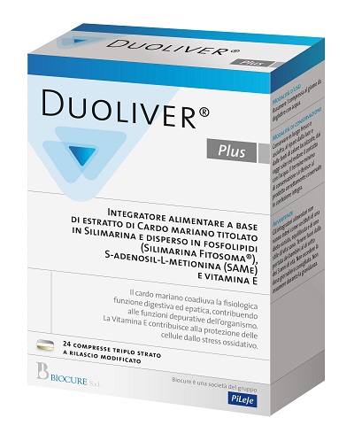 DUOLIVER PLUS 24 COMPRESSE - Antica Farmacia Ferrari