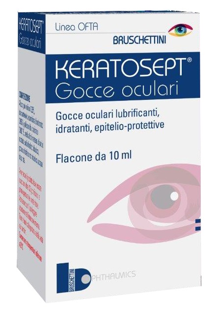 GOCCE OCULARI KERATOSEPT 10 ML - Antica Farmacia Ferrari
