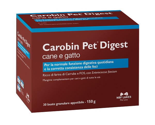 CAROBIN PET DIGEST GRANULARE 30 BUSTE DA 5 G - Antica Farmacia Ferrari