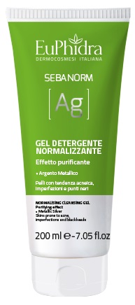 EUPHIDRA SEBANORM AG GEL DETERGENTE 200 ML - Antica Farmacia Ferrari