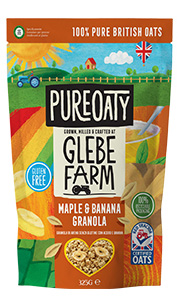 GLEBE FARM GRANOLA AVENA CON SCIROPPO D'ACERO E BANANA 325 G - Antica Farmacia Ferrari