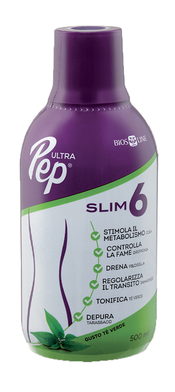 ULTRA PEP SLIM 6 TE' VERDE 500 ML CON EDULCORANTE - Antica Farmacia Ferrari