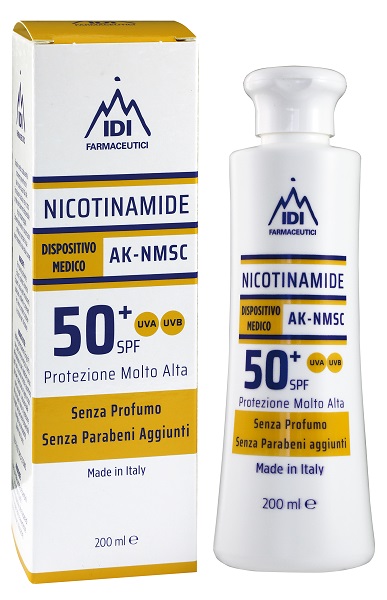 NICOTINAMIDE AK-NMSC 50+SPF PROTEZIONE MOLTO ALTA 200 ML - Antica Farmacia Ferrari