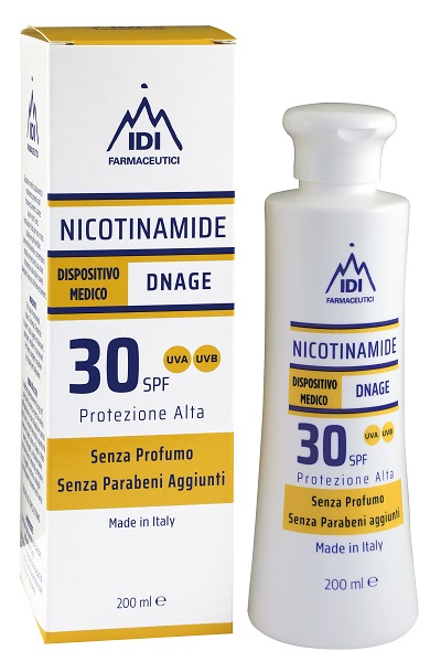NICOTINAMIDE DNAGE 30SPF PROTEZIONE ALTA 200 ML - Antica Farmacia Ferrari