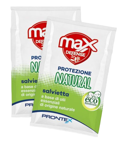 PRONTEX MAX DEFENSE SALVETTINE NATURAL 15 PEZZI - Antica Farmacia Ferrari