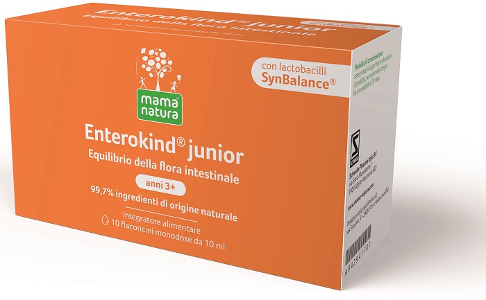 MAMA NATURA ENTEROKIND JUNIOR 10 FLACONCINI 10 ML - Antica Farmacia Ferrari