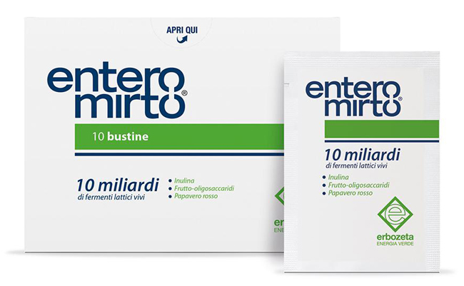 ENTERO MIRTO 10 BUSTINE - Antica Farmacia Ferrari