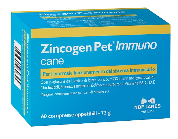 ZINCOGEN PET IMMUNO 60 COMPRESSE - Antica Farmacia Ferrari