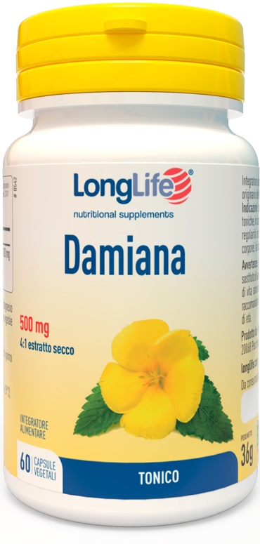 LONGLIFE DAMIANA 60 CAPSULE - Antica Farmacia Ferrari