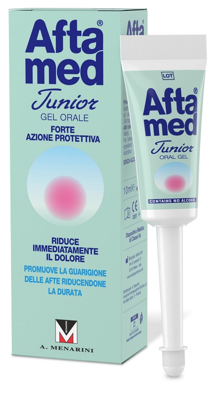 GEL AFTAMED JUNIOR ACIDO IALURONICO 10 ML - Antica Farmacia Ferrari