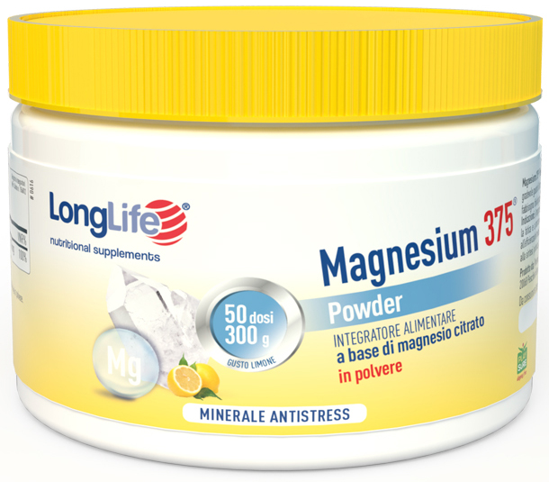 LONGLIFE MAGNESIUM 375 POWDER 300 G - Antica Farmacia Ferrari
