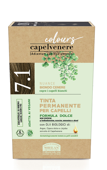 CAPELVENERE COLOURS TINTA CAPELLI 7,1N BIONDO CENERE - Oltrefarma