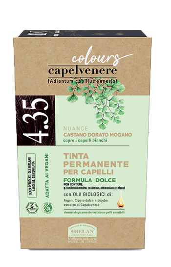 CAPELVENERE COLOURS TINTA CAPELLI 4,35N CASTANO DORATO MOGANO - Oltrefarma